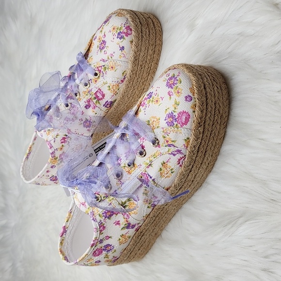 Superga 2790 Love Shack Fancy Flowers Rope 2 Sneaker Shoes - Picture 11 of 17